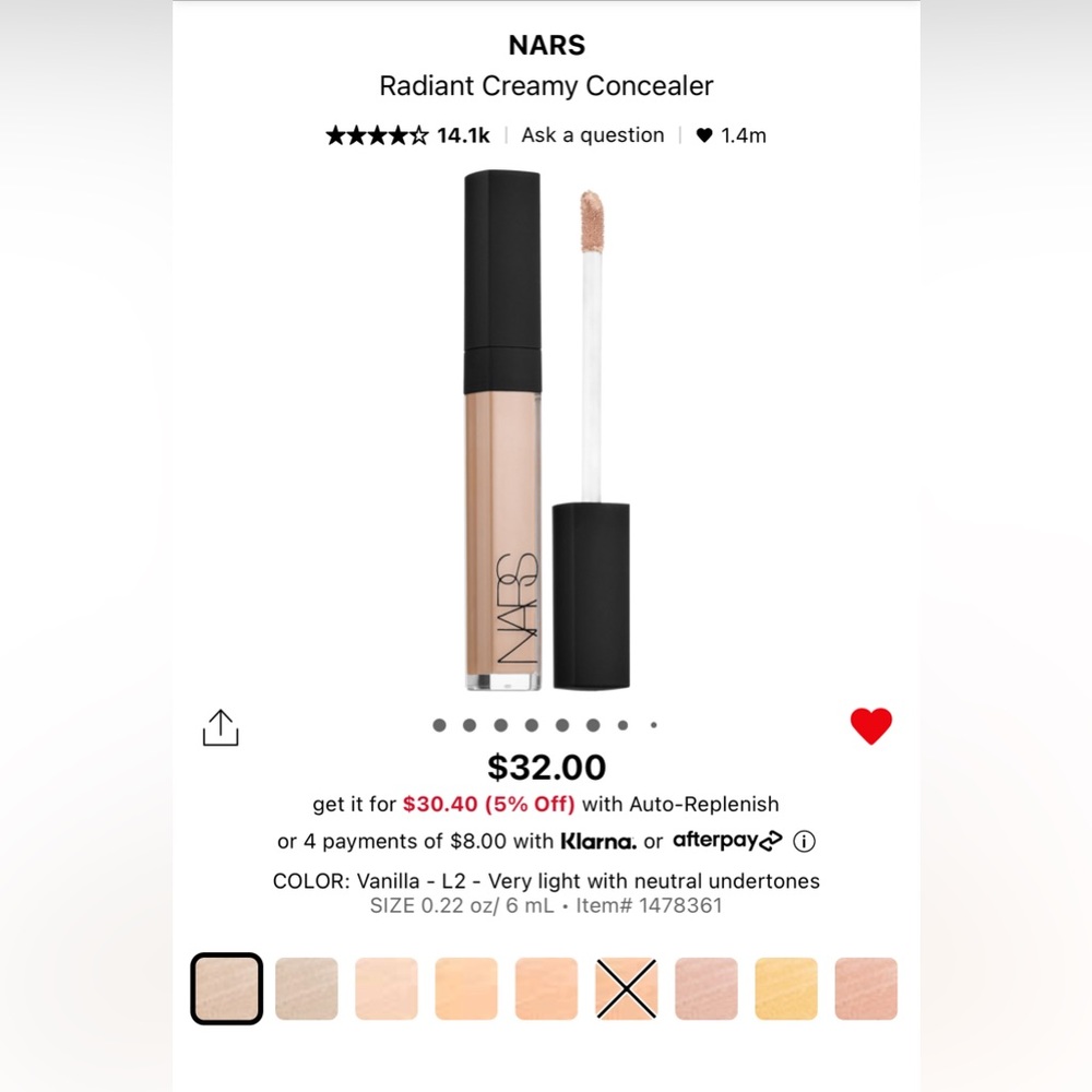 NARS Concealer - Picture 2 of 2